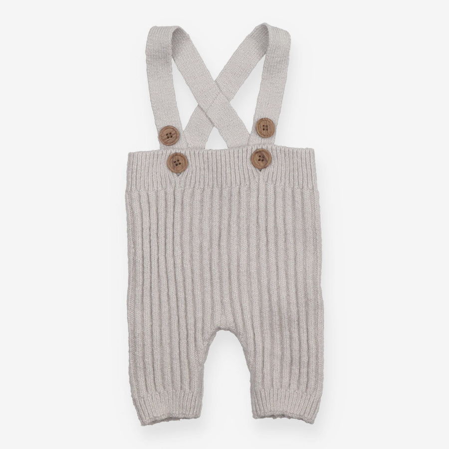 Dungaree knit ribbed grey