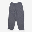 Navy Striped Wide Leg Trousers