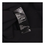 Karen Millen Black Sheer Ruffle Front Long Sleeve 