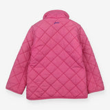 Coat Quilted Pink with Blue Floral Lining