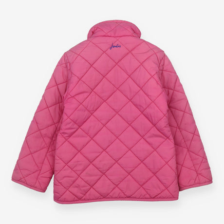 Coat Quilted Pink with Blue Floral Lining