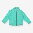 Fleece Jacket green with purple zip