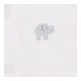Cardigan jersey white small grey elephant
