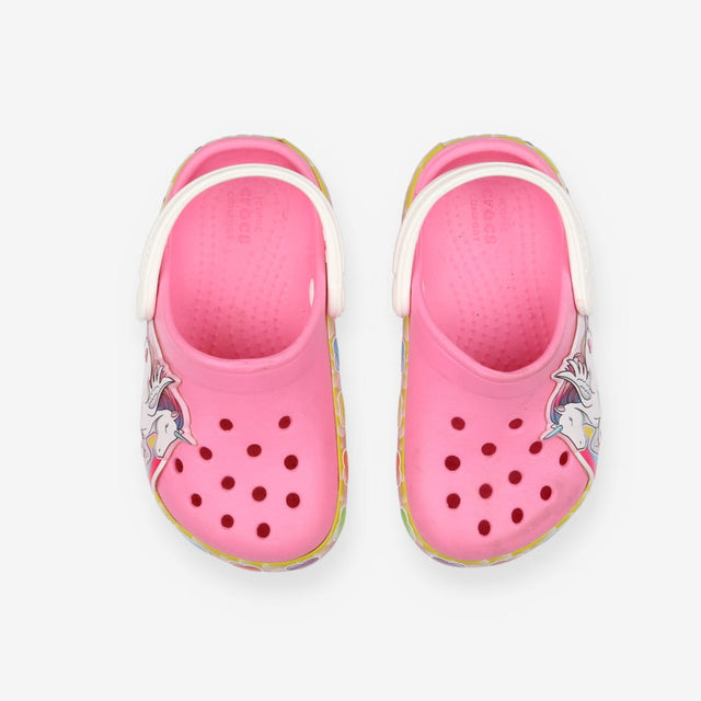 Crocs pink unicorn