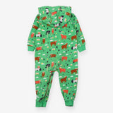 Green Highland Cow Snuggle Suit