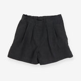 School shorts grey pleated