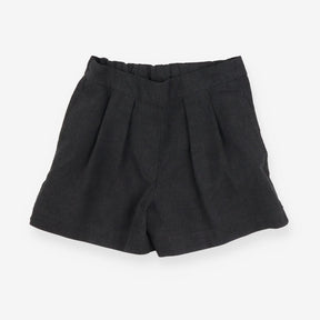 School shorts grey pleated