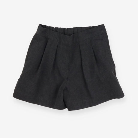 School shorts grey pleated