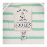 Joules Green Stripe Long Sleeve Top – 100% Cotton 