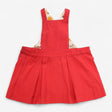 Pinafore Dress Red