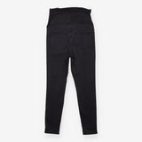 Maternity Jeans Black Skinny Over-Bump Stretch Den