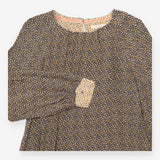 Top Grey Ditsy Floral Long Sleeve