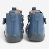 Boots Patent Blue with Bows
