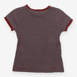 T-shirt brown stripe 