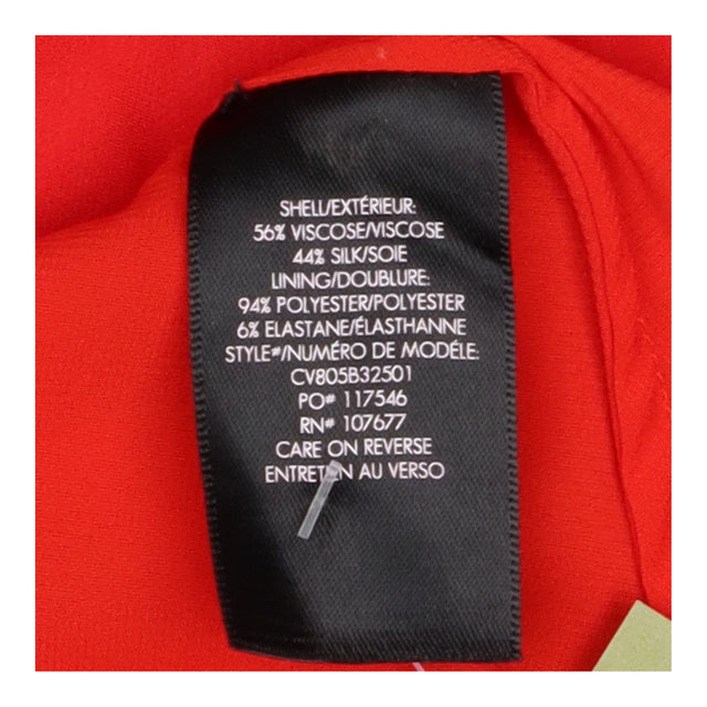 Leopard Lip Red Silk Mini Dress Donald Robertson