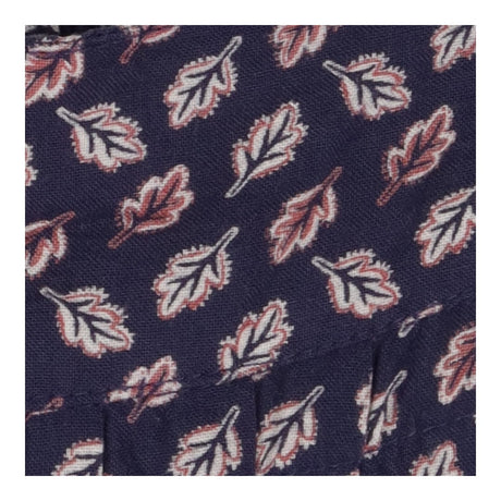Navy skirt with leaves