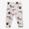 Leggings white black sky 