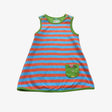 Reversible Green Owl Stripe Dress