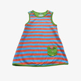 Reversible Green Owl Stripe Dress