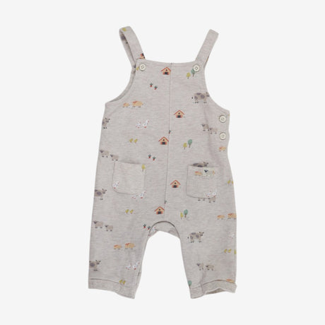 Jersey Dungarees cream farmyard 