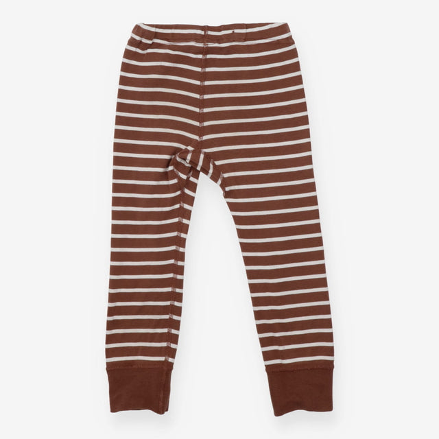 Leggings stripe brown