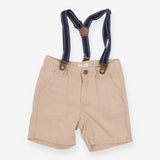 Shorts with braces