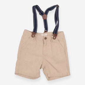 Shorts with braces