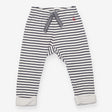Leggings Blue Striped with Drawstring