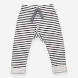 Leggings Blue Striped with Drawstring