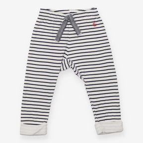 Leggings Blue Striped with Drawstring