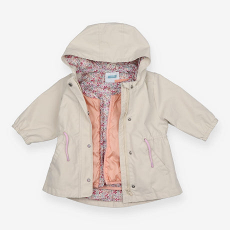 Coat 3 in 1 cream floral gilet