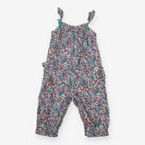 Jumpsuit purple ditsy floral