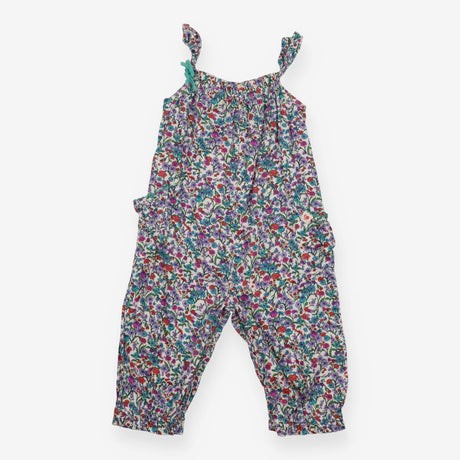 Jumpsuit purple ditsy floral