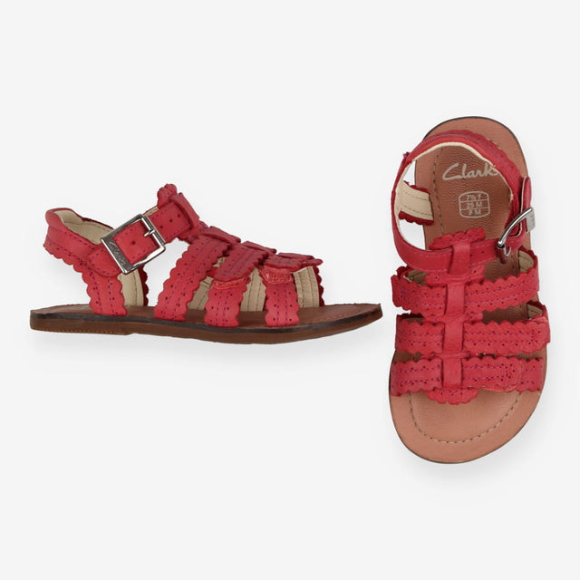 sandals pink leather