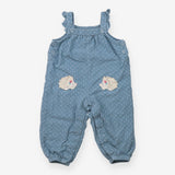 Dungaree Cord Blue Spotted Hedgehogs