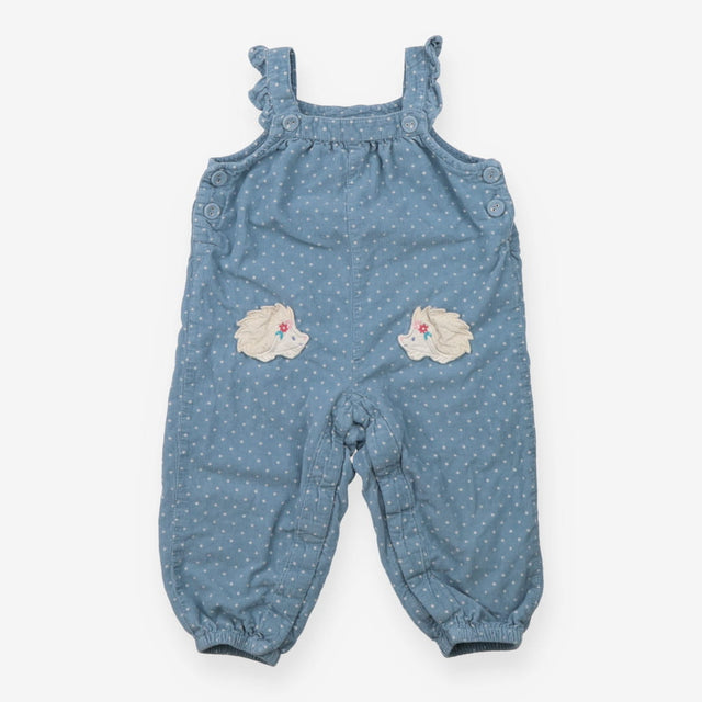 Dungaree Cord Blue Spotted Hedgehogs
