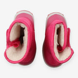 Pink snow boots