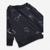 2 piece jersey joggers and jumper black gardening 
