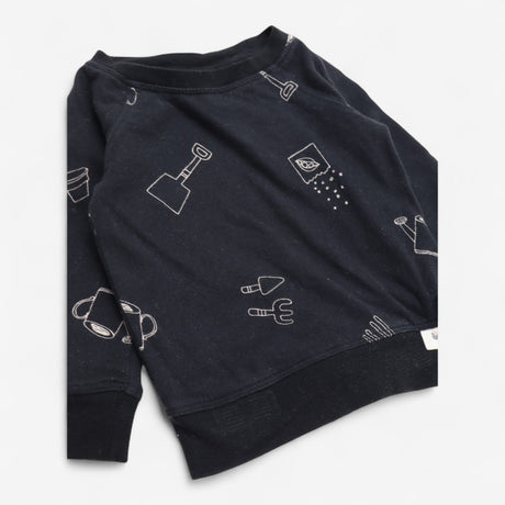 2 piece jersey joggers and jumper black gardening 