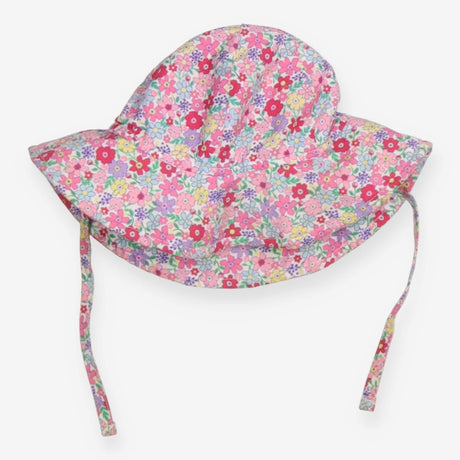 Summer Hat with tie flowers