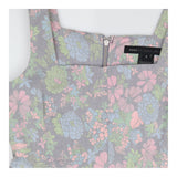 Marc by Marc Jacobs Floral Denim Tiered Dress Pink
