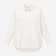 White 100% Cotton Long Sleeve Button Down Shirt