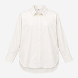 White 100% Cotton Long Sleeve Button Down Shirt