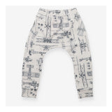 Harem Legging White with Airplanes