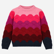 Jumper Pink Burgundy Wave
