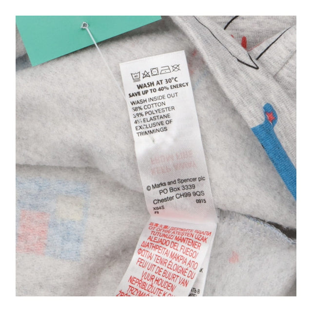 Sweater dress grey bears houses