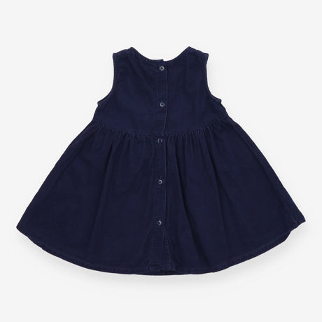 Navy Cord Pinafore
