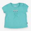 Tee green SS 3 flowers