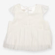Sleeveless Top Chiffon White