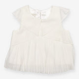 Sleeveless Top Chiffon White